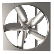 S&P Sidewall Belt Drive Propeller Exhaust Fan